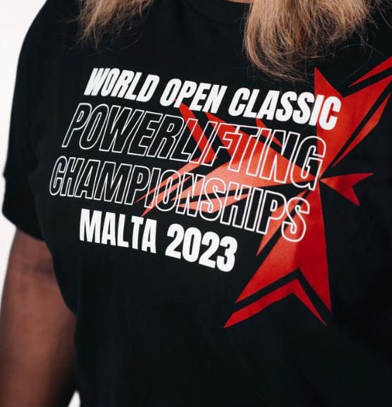 Classic 2023 IPF Classic Worlds Competition T-Shirt - Image 2