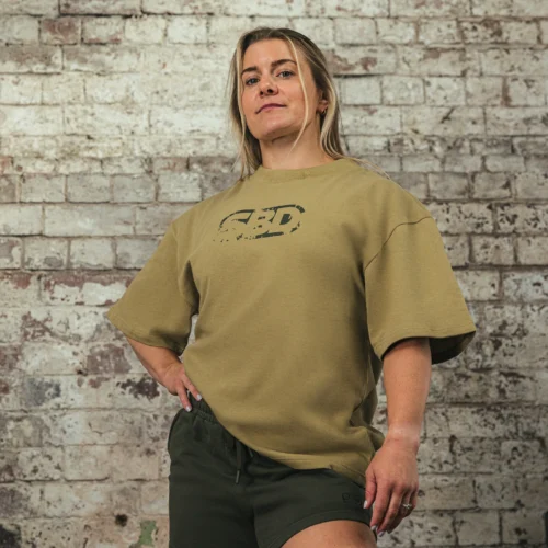 Resolve Oversized T-Shirt Sand (Tan)