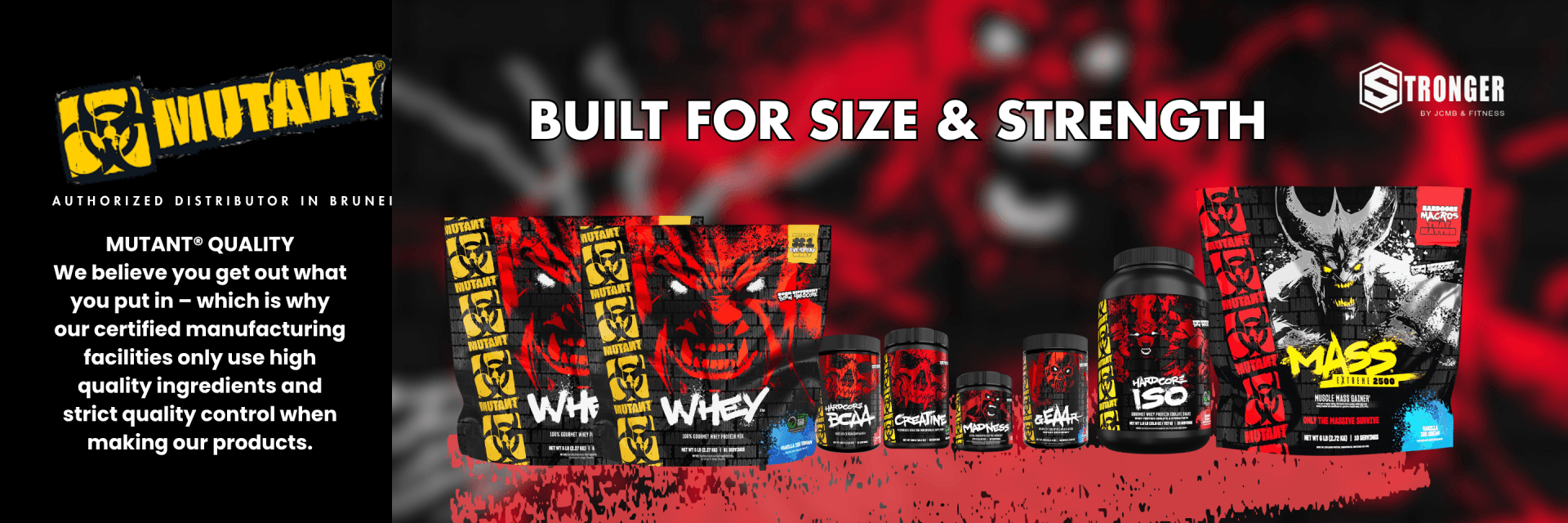 Mutant — STRONGER supplements, Brunei