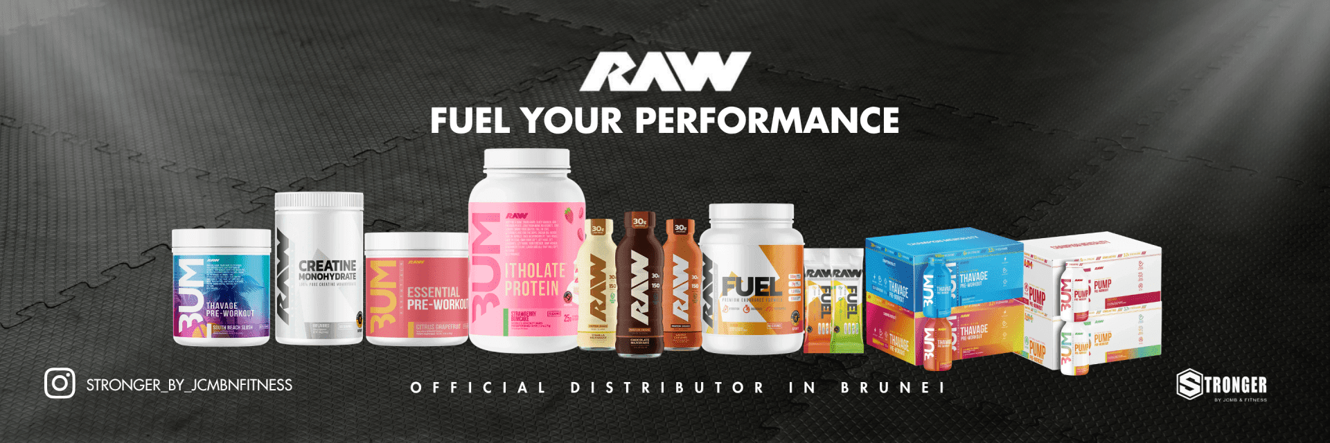 Raw Nutrition — STRONGER supplements, Brunei
