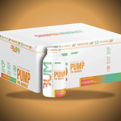 Raw Nutrition Pump RTD Pre-Workout (Carton of 12 bottles)