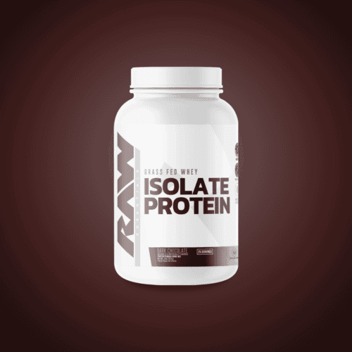 Raw Nutrition ISO Protein Grass Fed Dark Chocolate 2lb