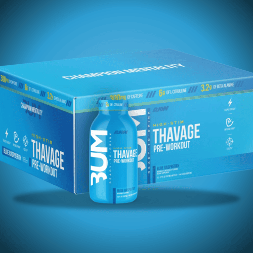 Raw Nutrition Thavage RTD Pre-Workout (Carton of 12 bottles)