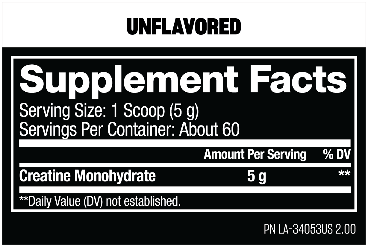 MUTANT® CREATINE 300GM (60 SERVINGS) UNFLAVORED - Image 4