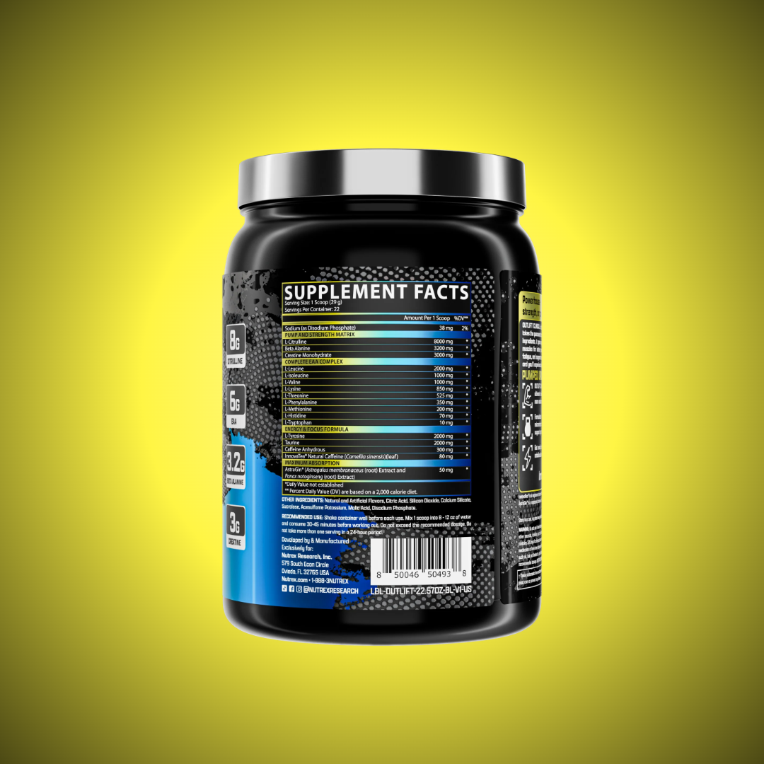 Nutrex Outlift Clinical Blackberry Lemonade 506g - Image 4