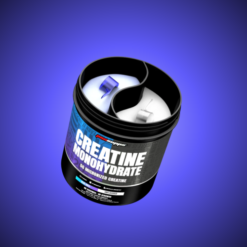Prosupps Creatine Monohydrate Dual Tub Blue Razz/Unflavoured (502g, 40 Servings)