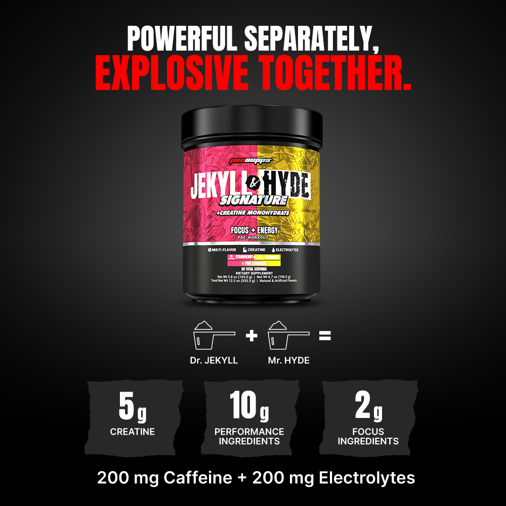 Prosupps Jekyll & Hyde Signature Dual Tub Strawberry/Lemonade (30 Servings) - Image 6