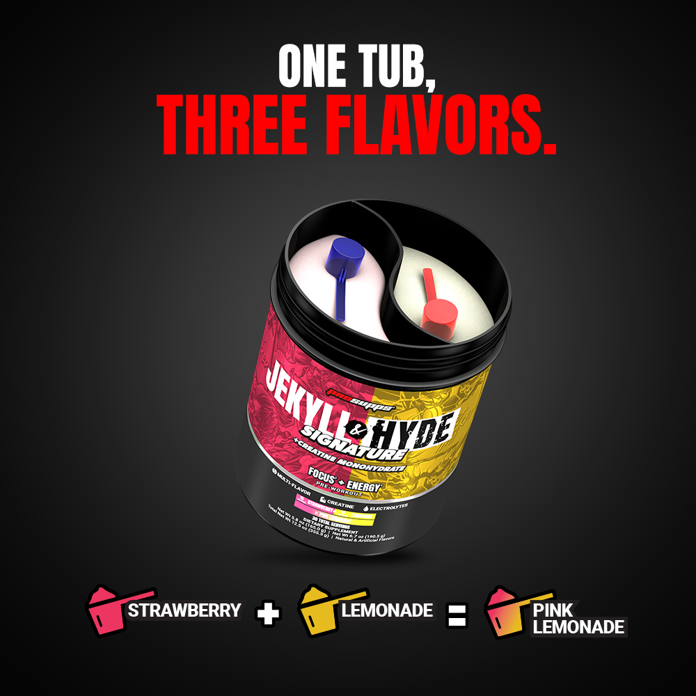 Prosupps Jekyll & Hyde Signature Dual Tub Strawberry/Lemonade (30 Servings) - Image 7