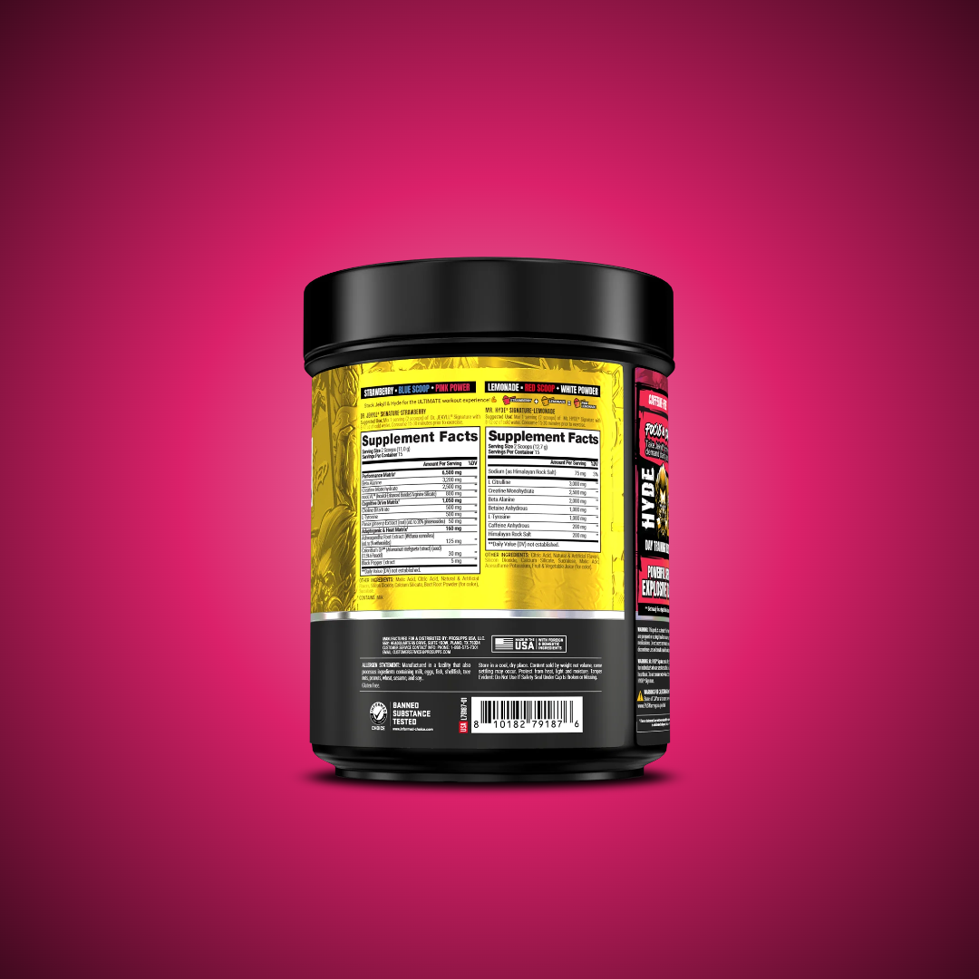 Prosupps Jekyll & Hyde Signature Dual Tub Strawberry/Lemonade (30 Servings) - Image 4