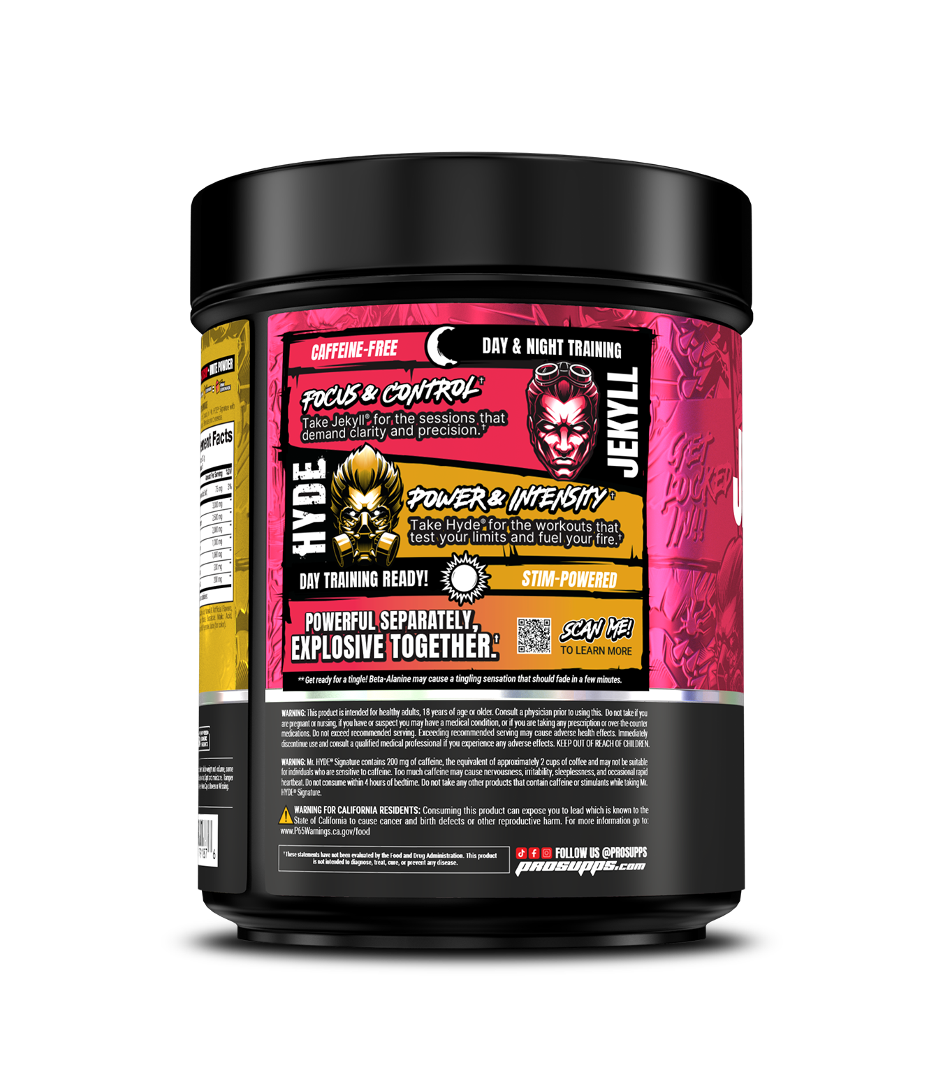 Prosupps Jekyll & Hyde Signature Dual Tub Strawberry/Lemonade (30 Servings) - Image 9