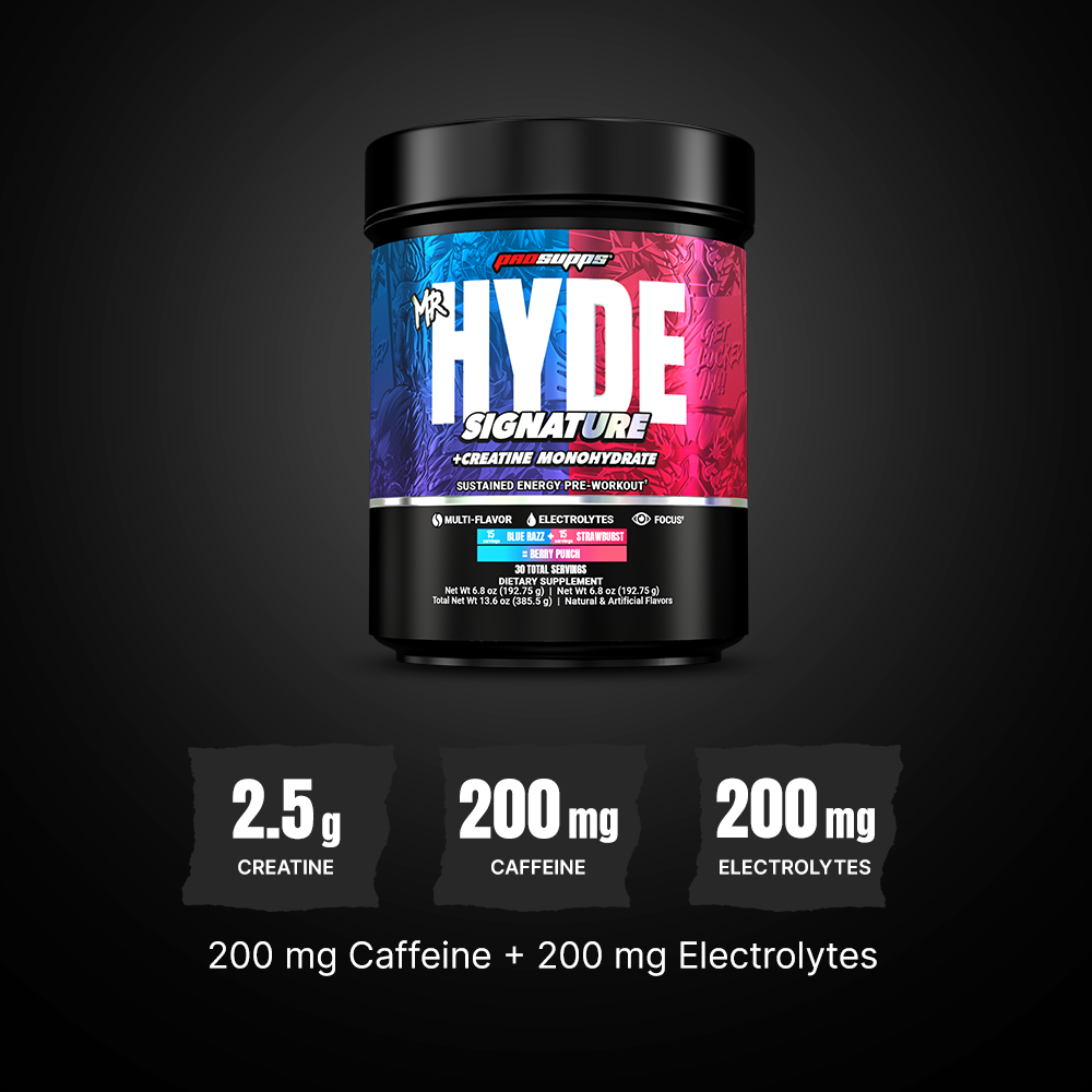 Prosupps Mr. Hyde Signature Dual Tub Blue Razz + Strawburst (30 Servings) - Image 3
