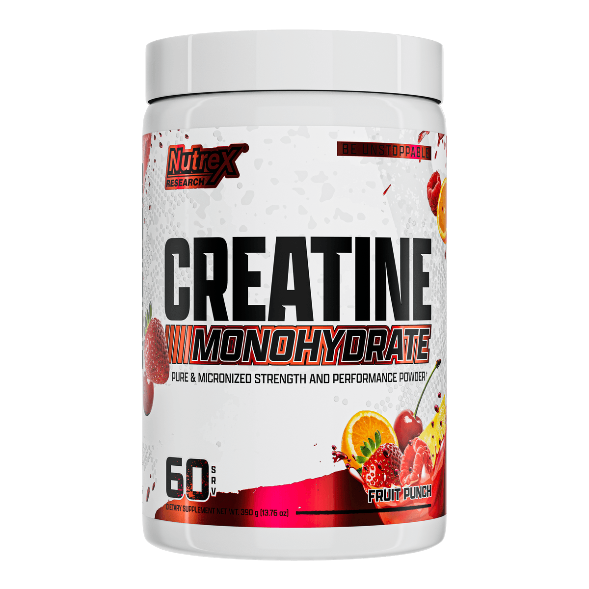 Nutrex Flavored Creatine 300g - Fruit Punch - Front