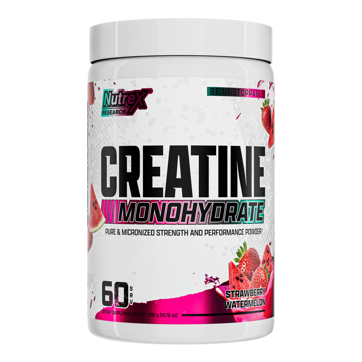 Nutrex Flavored Creatine 300g - Strawberry Watermelon - Front